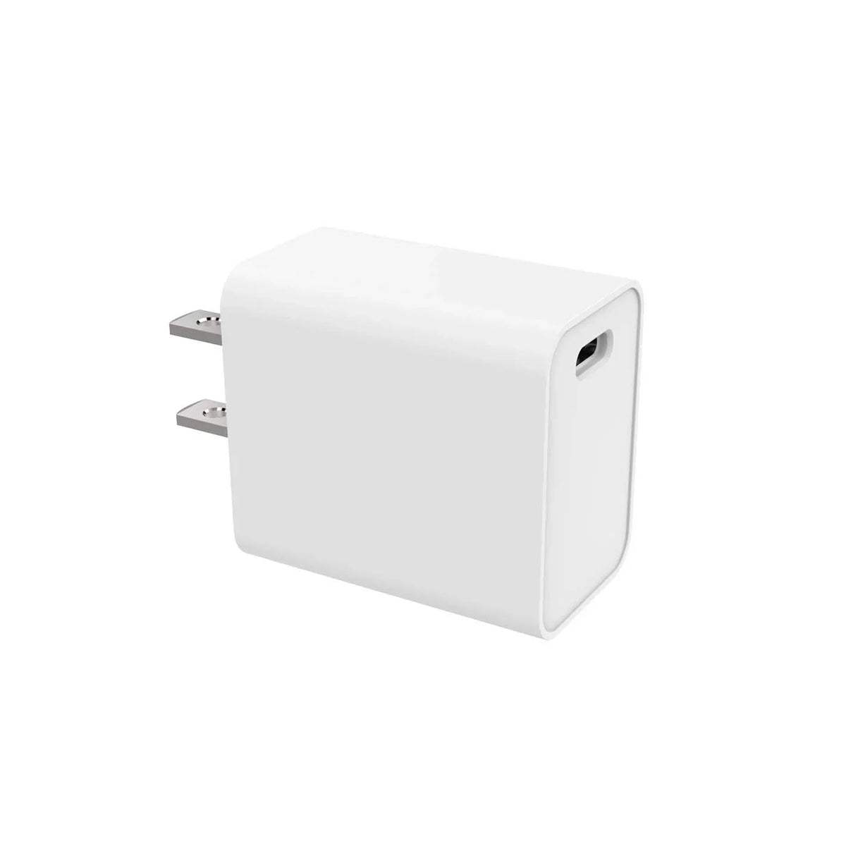 20W PD USB-C Wall Charger Block - White